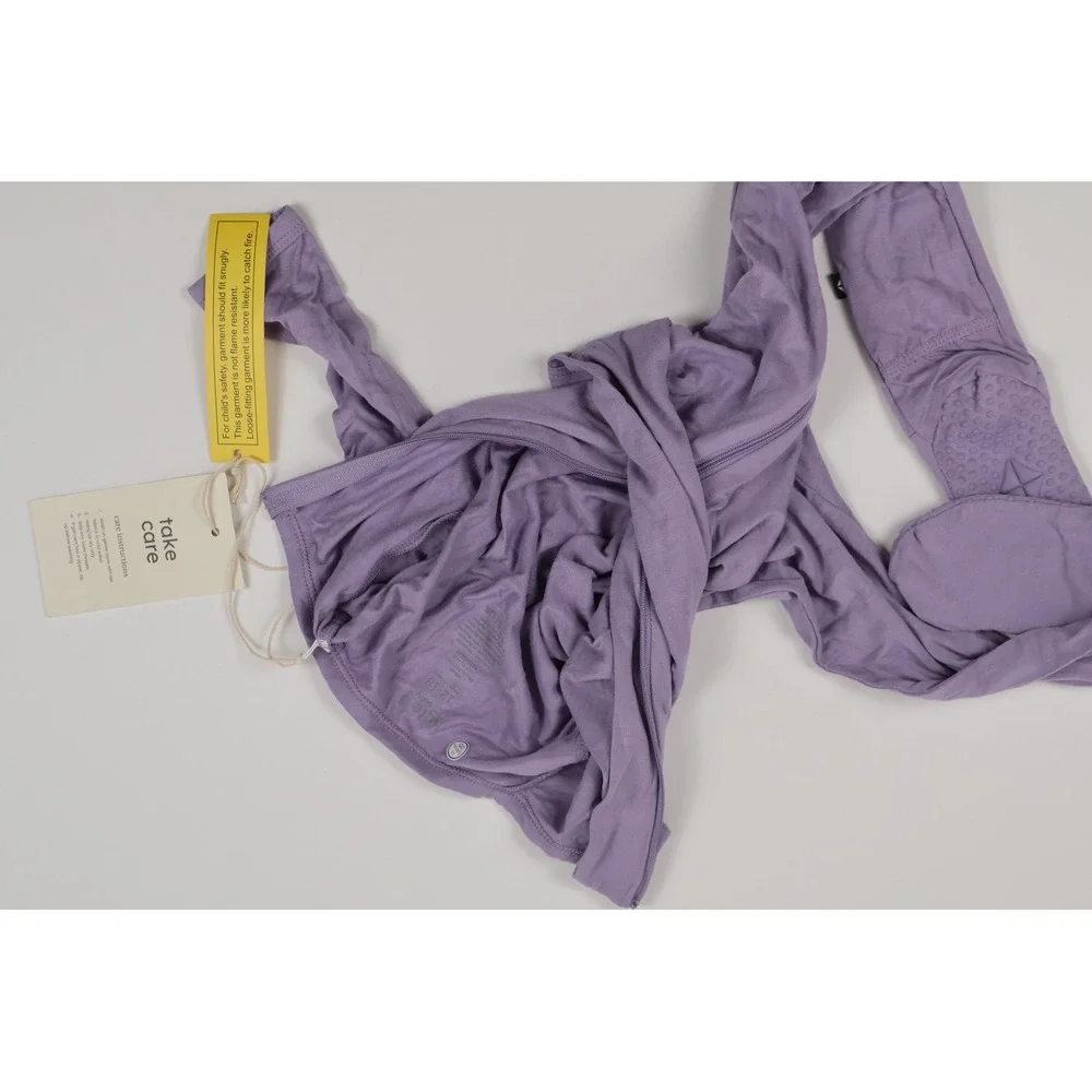 Kyte Baby Footie Sleep Suit Wisteria Solid 12-18M Bamboo Rayon NWT